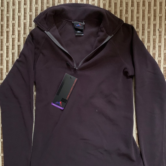 Plum Zip Up Jacket - Picture 1 of 2